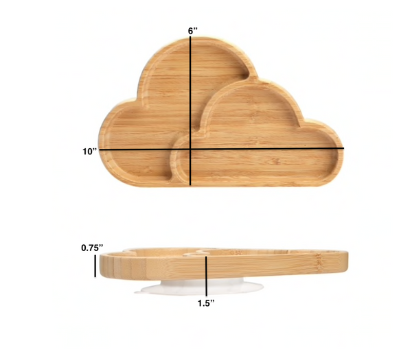 Wooden Cloud Plate