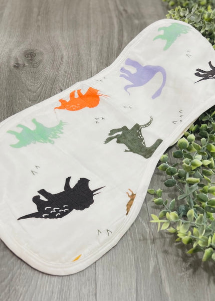 Convertible Dino Burp Cloth