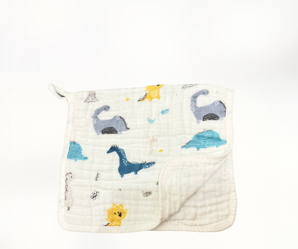 Muslin Dino Land Burp Cloth