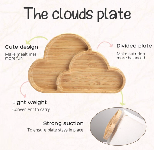 Wooden Cloud Plate