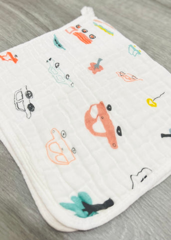 Muslin Transportation Burp Cloth